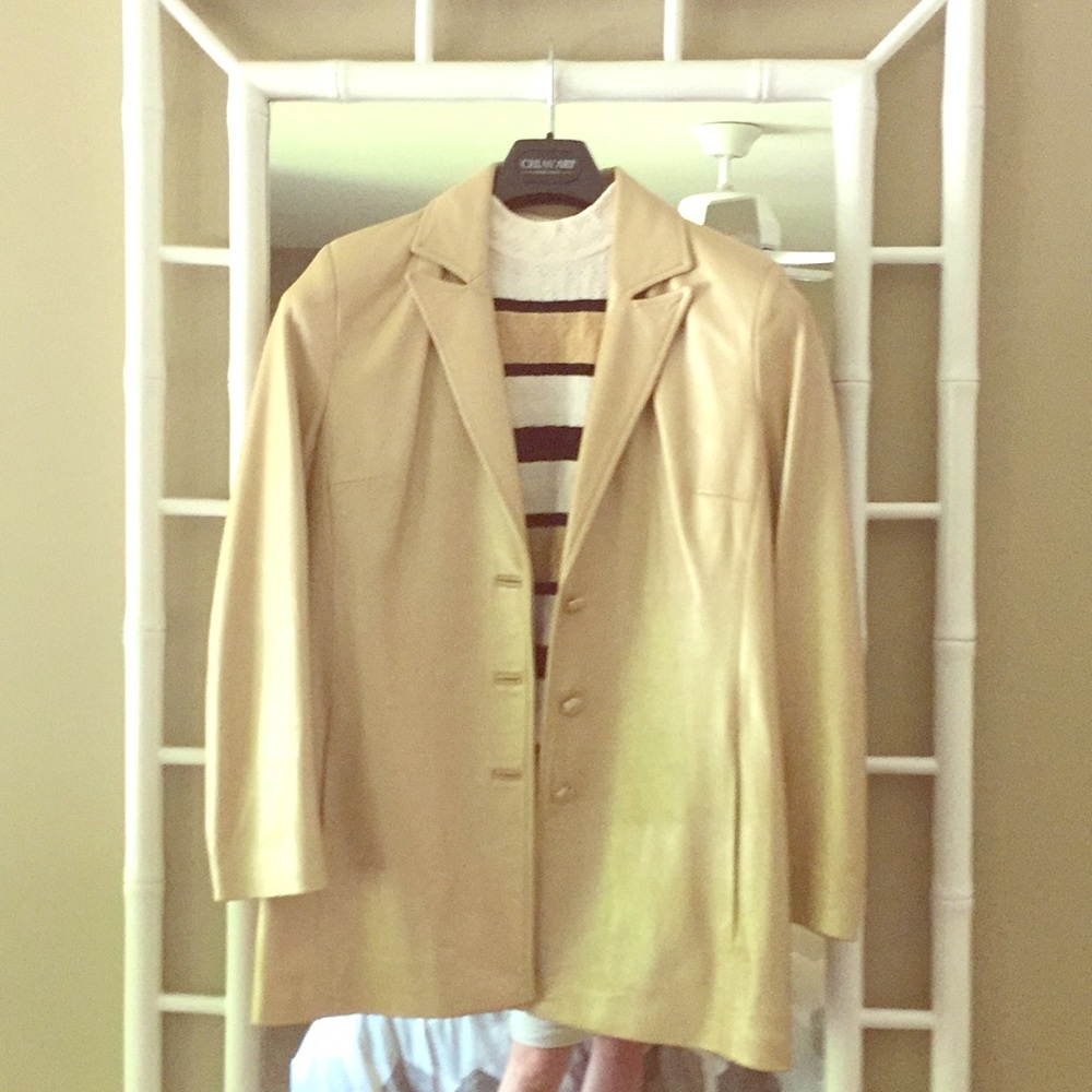 St. John Sport leather jacket